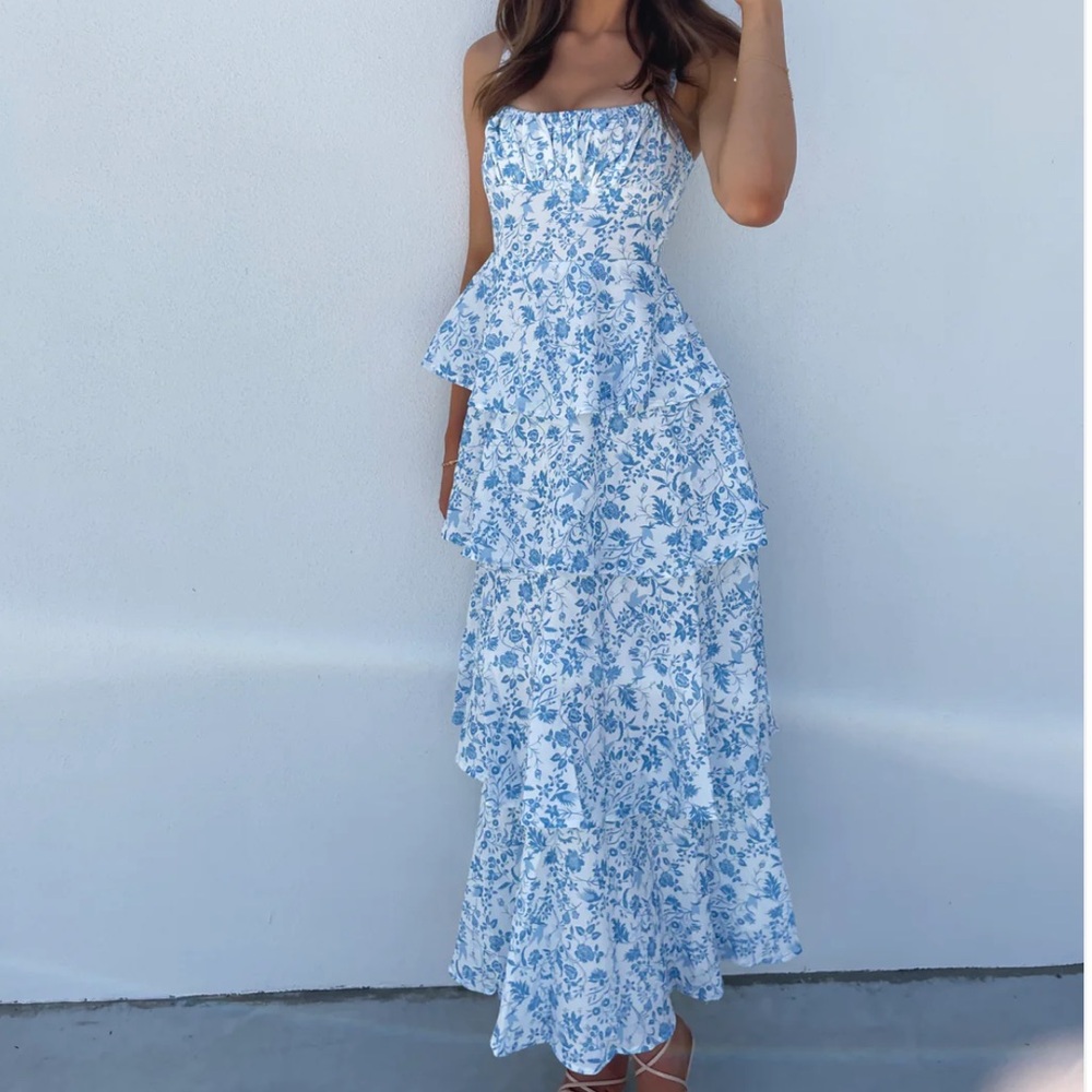 Zaliya Botique Matilda Dress Blue